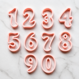 Number Cookie Cutter & Embosser Set Complete Number Set