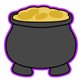 St. Patrick's Day Pot of Gold Cookie Cutter and Stamp with Size Option