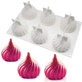 Spiral French Mousse Silicone Molds