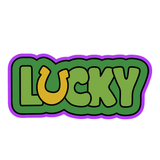 St. Patrick's Day Lucky Cookie Cutter and Stamp with Size Option