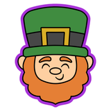 St. Patrick's Day Leprechaun Boy Cookie Cutter and Stamp with Size Option