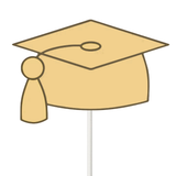 Graduation Cap N Tassel  Cake Pop Mold