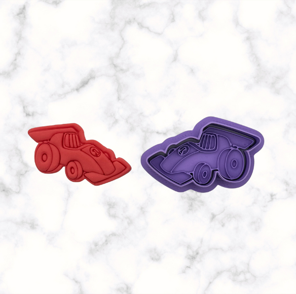 Race Car (A) Cookie Cutter and Stamp