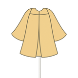 Graduation Gown Cake Pop Mold 3 different variations
