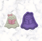 Reading Ghost Cookie Cutter and Stamp