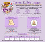 Custom Edible Images | Frosting Sheets for Cookies, Cupcakes & Cake Pops