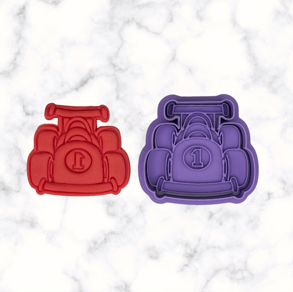 Race Car (B) Cookie Cutter and Stamp