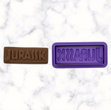 Dinosaur Jurassic (B) Name Cookie Cutter and Stamp
