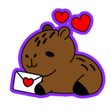 Be Mine Capybara Cookie Cutter and Stamp