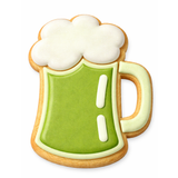 St. Patrick's Day Mug Cookie Cutter and Stamp with Size Option