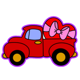 Truck Load of Love Cookie Cutter and Stamp