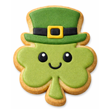 St. Patrick's Day Leprechaun Clover  Cookie Cutter and Stamp with Size Option