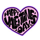 Happy Valentine Heart Cookie Cutter & Stamp
