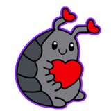 Valentine’s Be Mine Love Bug Cookie Cutter and Stamp