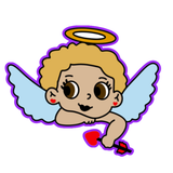 Valentine’s Girl Angel of Love Cookie Cutter and Stamp