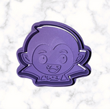Vampire Cookie Cutter with Stamp Option