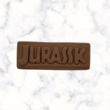 Dinosaur Jurassic (B) Name Cookie Cutter and Stamp