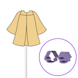 Graduation Gown Cake Pop Mold 3 different variations