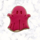 Spooky Ghost Cookie Cutter with Stamp Option