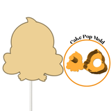 Turkey Cake Pop  Mold with or without embosser