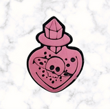 Poison Potion Cookie Cutter with Stamp Option