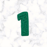 Dinosaur Number 1 Cookie Cutter and Stamp