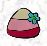 Candy Corn Cookie Cutter with Stamp Option