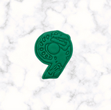 Dinosaur Number 9 Cookie Cutter and Stamp