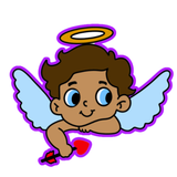 Valentine’s Boy Angel of Love Cookie Cutter and Stamp with Size Option