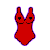 Valentine’s Naughty Little Secret Cookie Cutter and Stamp with Size Option