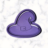 Witch Hat Cookie Cutter with Stamp Option