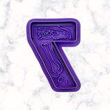 Dinosaur Number 7 Cookie Cutter and Stamp