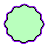 Wiggle Frame Cookie Cutter Only 3 Sizes