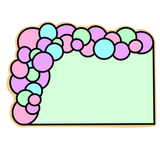 Bubble Arches Cookie Cutters with and  Shape Stamp Option