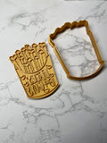 Fries B4 Guys Cookie Cutter and Embosser