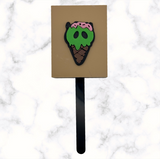 Spooky Ice Cream Cone Cookie Cutter with Stamp Option