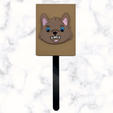 Werewolf Cookie Cutter with Stamp Option