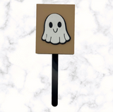 Friendly Ghost Cookie Cutter with Stamp Option