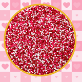 Valentine's Day - Cupid’s Berry Kiss Nonpareils Sprinkle Mix