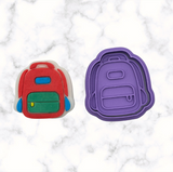 Backpack (A) Cookie Cutter and Stamp