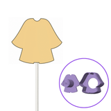 Graduation Gown Cake Pop Mold 3 different variations