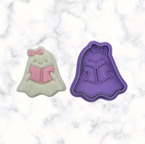 Reading Ghost Cookie Cutter and Stamp