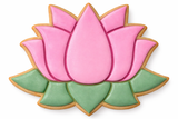 Blooming Lotus Cookie Cutter and Stamp