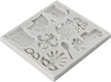 Fat Tuesday New Orleans Festival 9 Cavity Silicone Mold