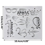 Fat Tuesday Carnival Celebration Silicone Mold