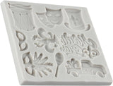 Fat Tuesday New Orleans Festival 9 Cavity Silicone Mold