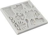 Fat Tuesday New Orleans Festival 9 Cavity Silicone Mold