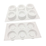 6 Hole French Dessert Silicone Mold