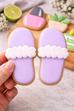Luxe Spa Slippers Cookie Cutter Only