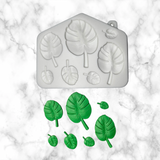 Monstera Tropical Leaves Silicone Mold 7 cavity